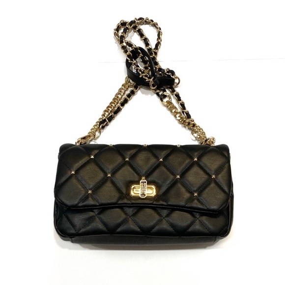 Badgley Mischka Diamond Quilted Crossbody Bag NWT - Picture 2 of 15